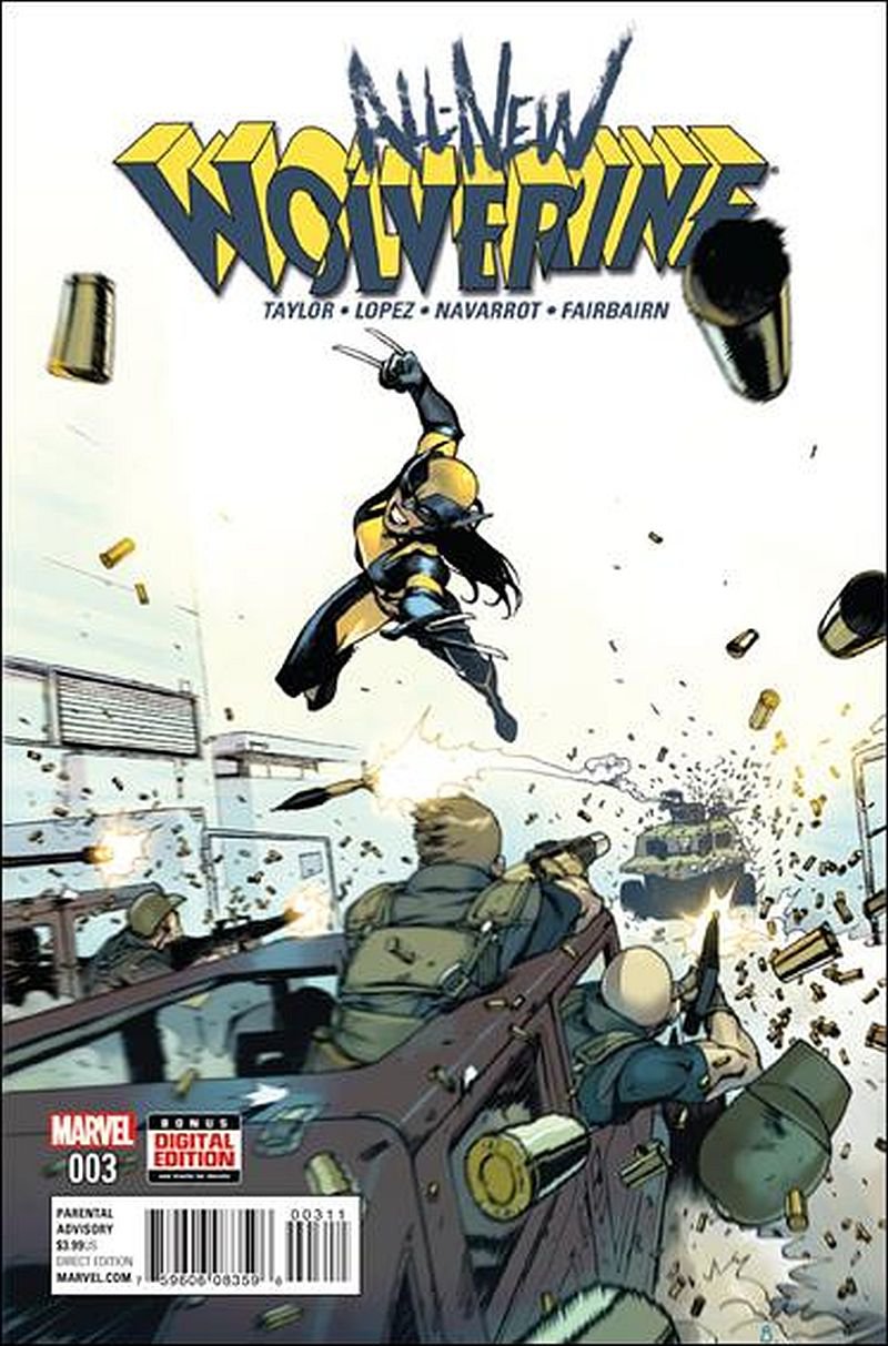 All-New Wolverine #3 [2016] VF/NM Marvel Comics 2ND HONEY BADGER