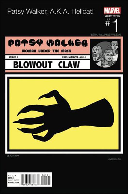Patsy Walker AKA Hellcat #1 Javier Pulido Hip Hop Cover [2016] VF/NM Marvel Comics