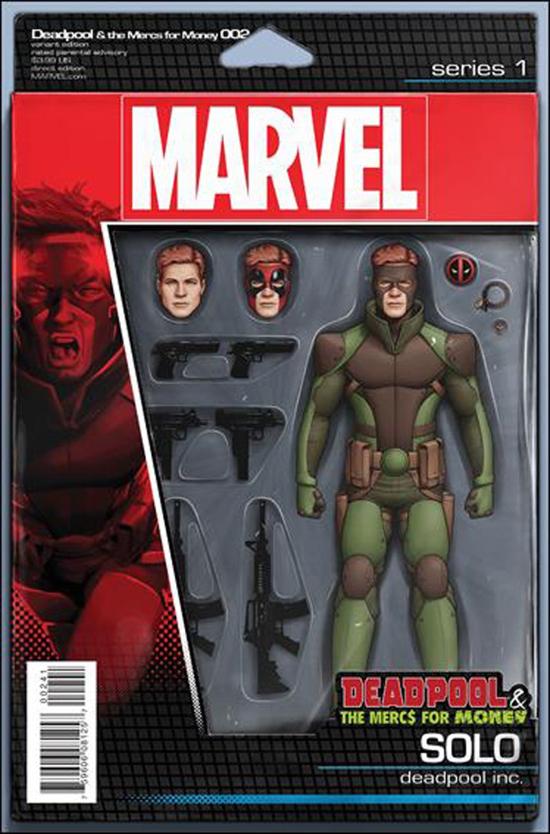 Deadpool & The Mercs for Money #2 Action Figure Variant Cover [2016] VF/NM Marvel Comics