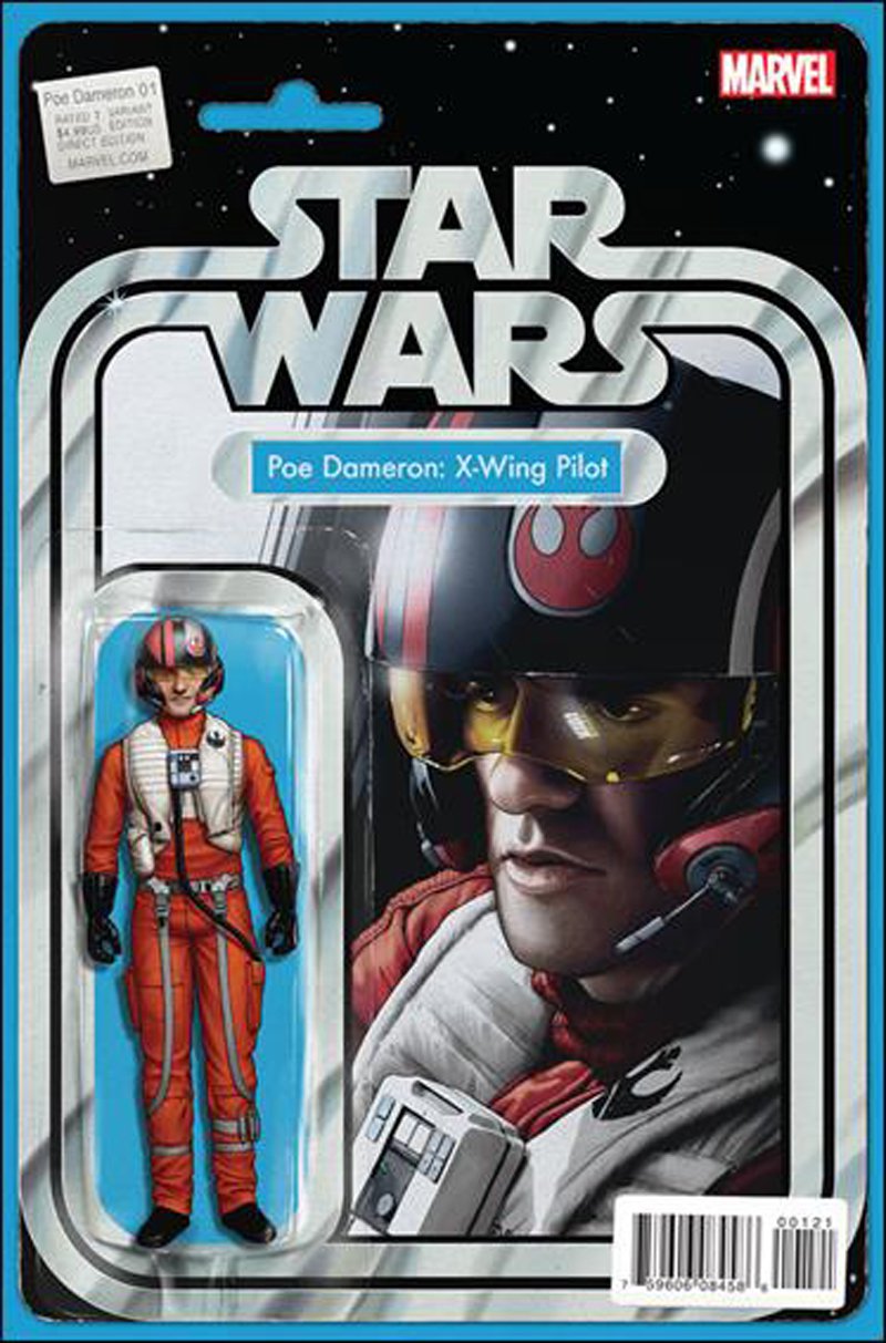 Poe Dameron #1 John Tyler Christopher Action Figure Variant Cover [2016] VF/NM Marvel Comics