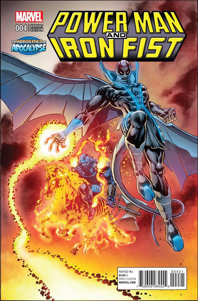 Power Man And Iron Fist 4 Horsemen Of Apocalypse Variant Cover 16 Vf Nm Marvel Comics