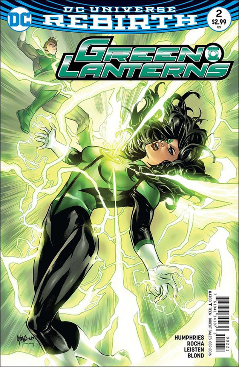 Green Lanterns #2 Emanuela Lupacchino Variant Cover [2016] VF/NM DC Comics