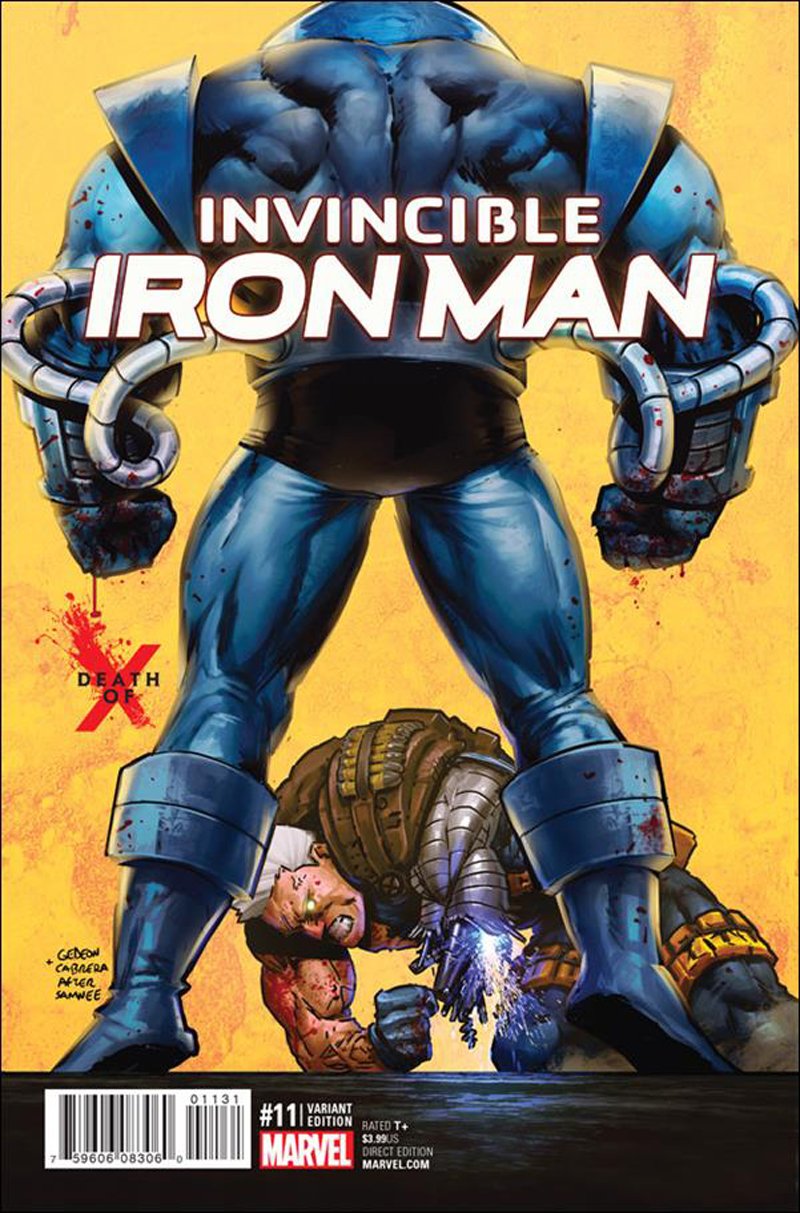 Invincible Iron Man 11 Juan Gedeon Death of X Variant Cover [2016] VF