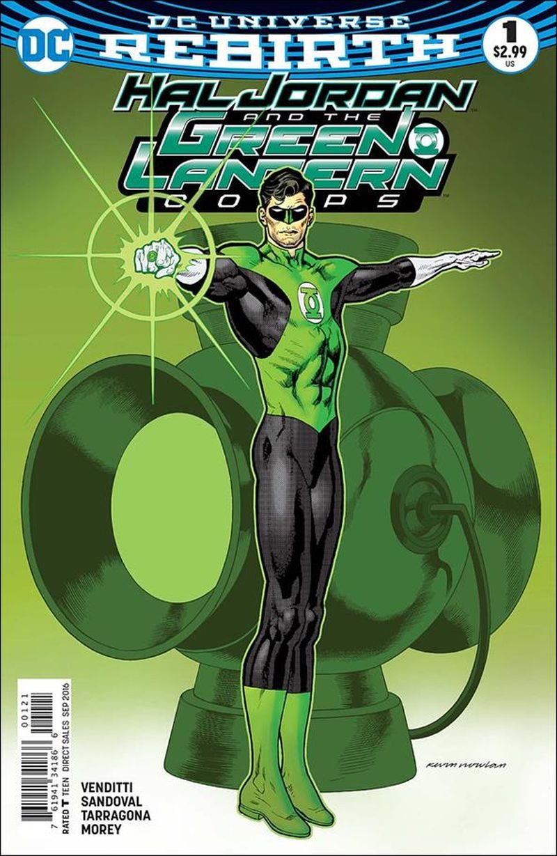 Hal Jordan and the Green Lantern Corps #1 [2016] Kevin Nowlan variant VF/NM DC Comics