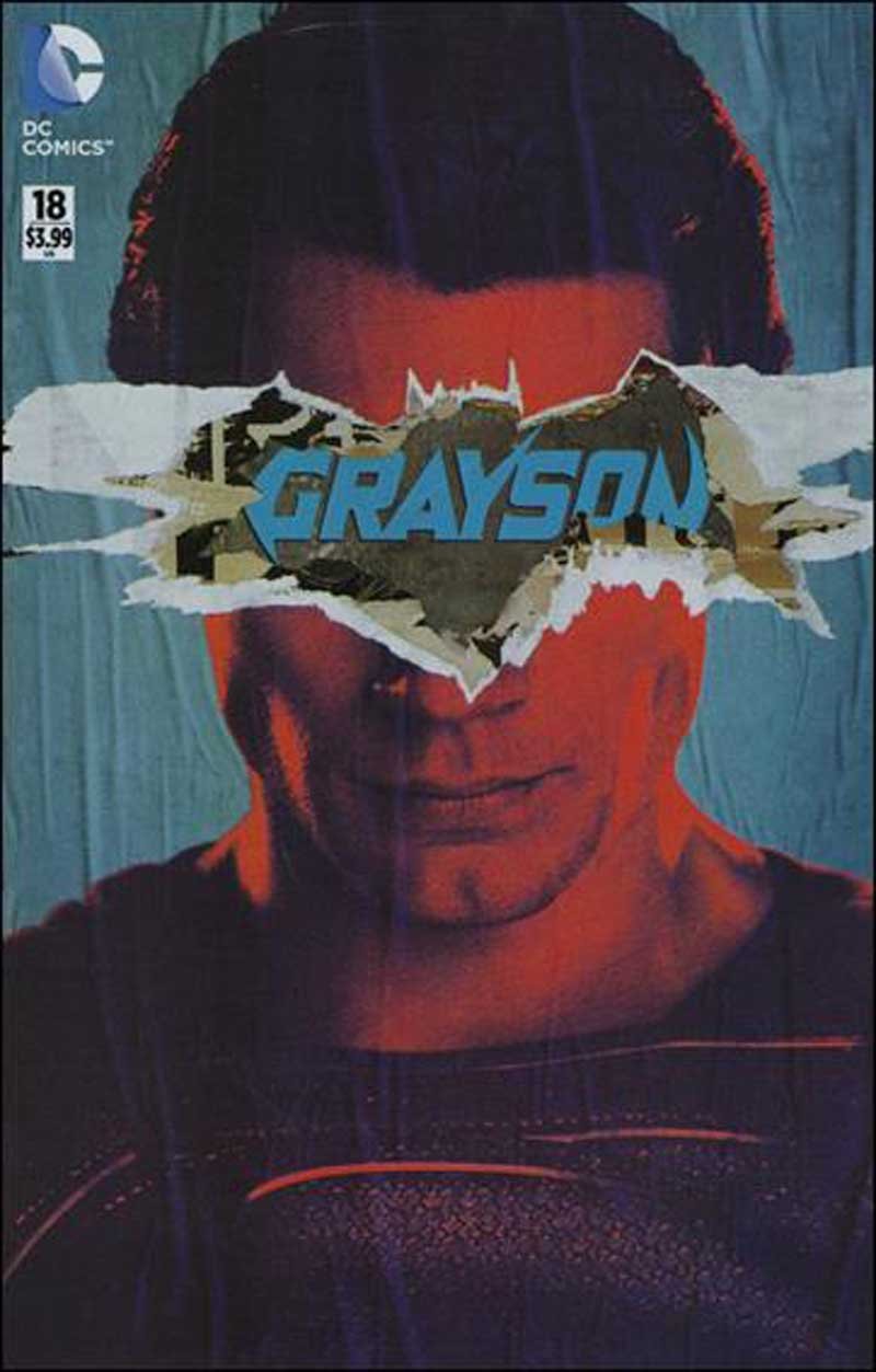 Grayson #18 Polybagged S. Platt Batman v Superman Variant Cover [2016] VF/NM DC Comics