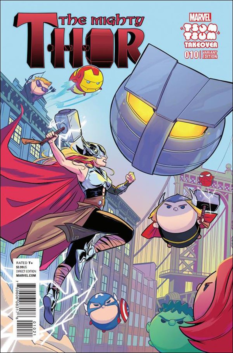 Mighty Thor #10 Natacha Bustos Tsum Tsum Variant Cover [2016] VF/NM Marvel Comics