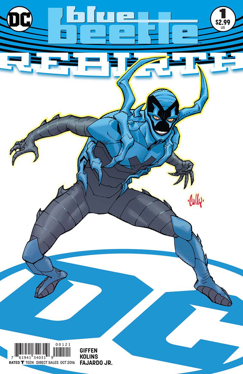 Blue Beetle Rebirth #1 Cully Hamner Variant Cover [2016] VF/NM DC Comics