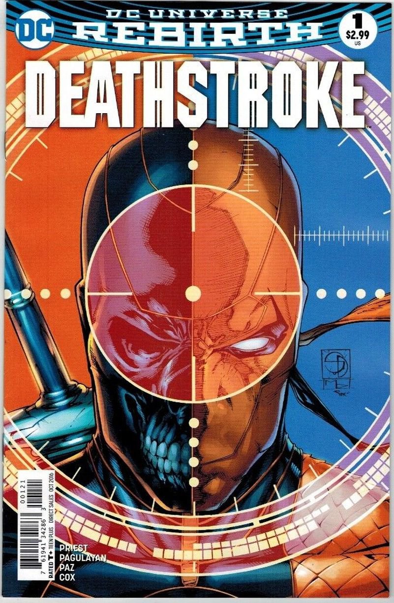 Deathstroke #1 Shane Davis Cover[2016] VF/NM DC Comics