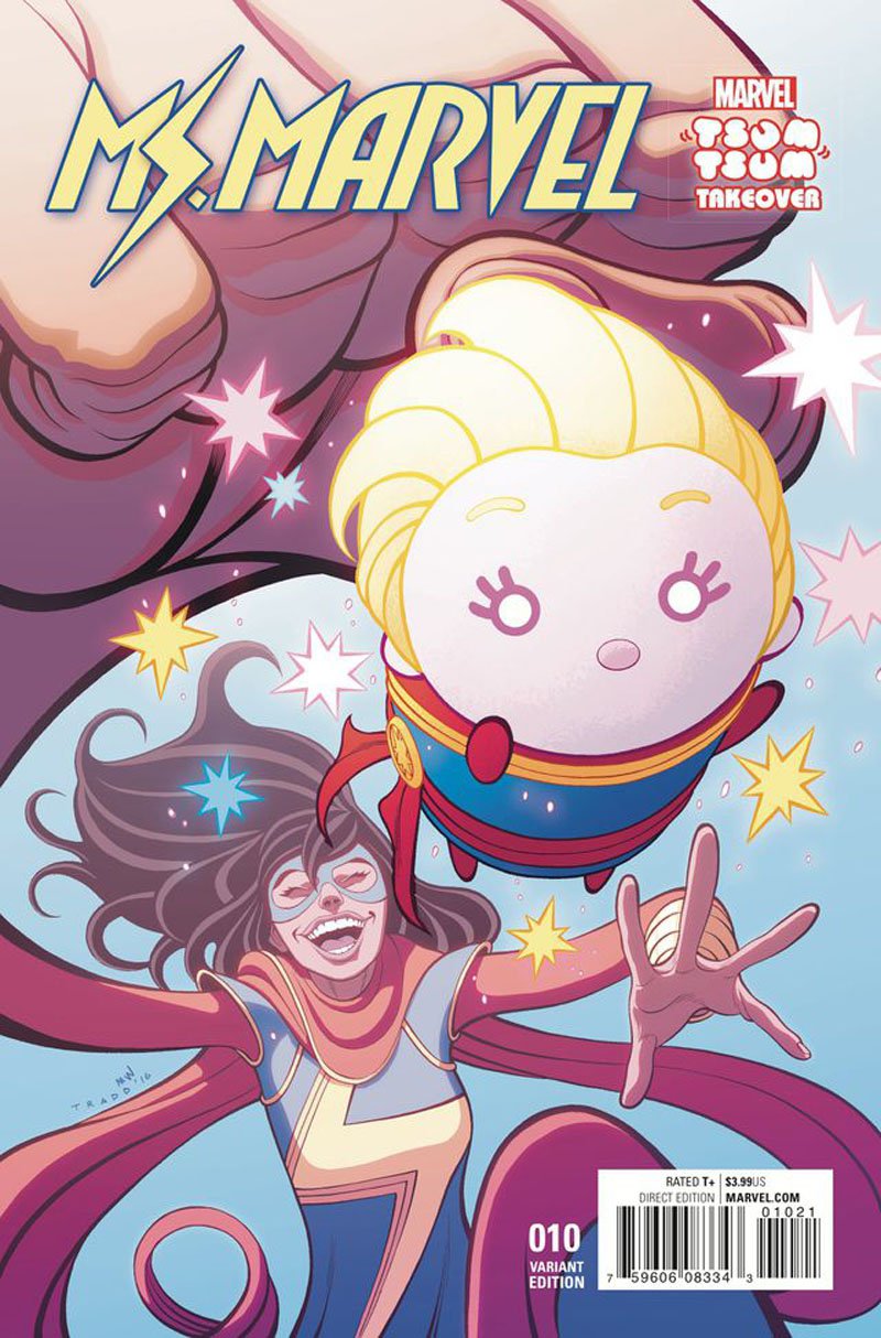 Ms. Marvel #10 Tradd Moore and Matthew Wilson Tsum Tsum Variant Cover [2016] VF/NM Marvel Comics