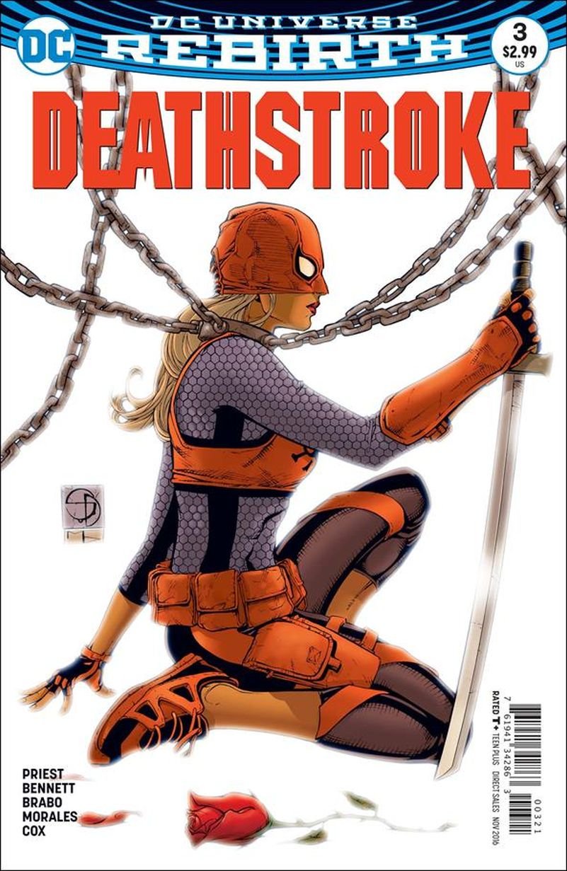 Deathstroke #3 Shane Davis Cover  [2016] VF/NM DC Comics