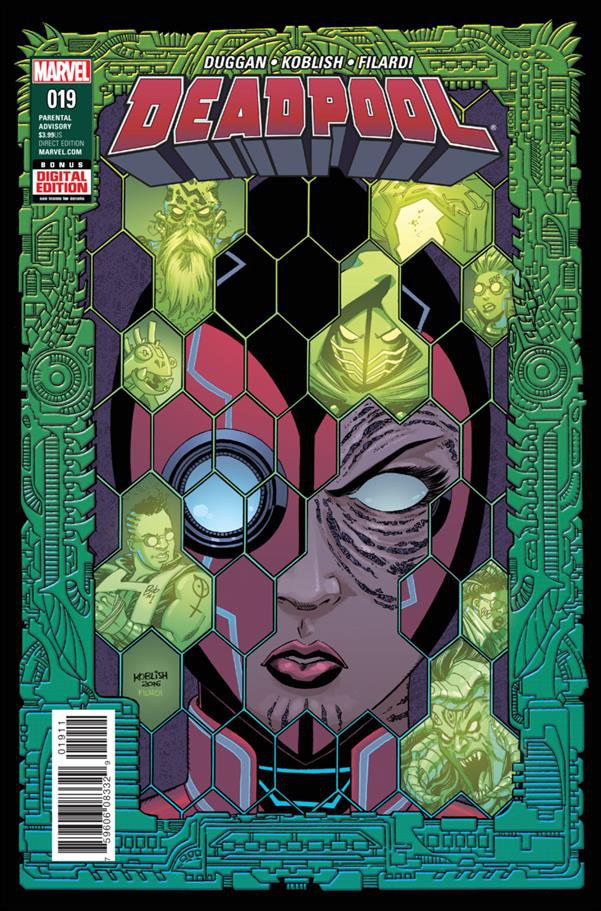 Deadpool #19 [2016] VF/NM Marvel Comics