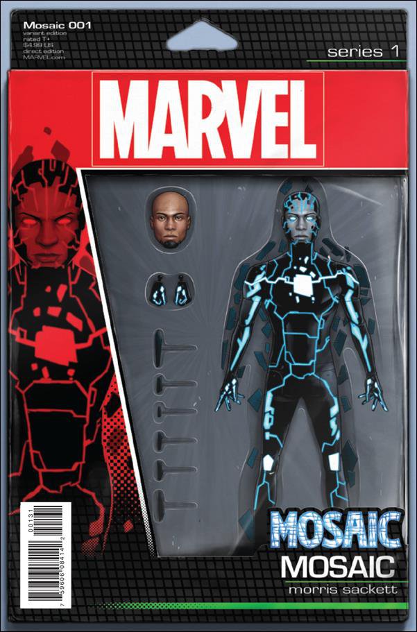 Mosaic #1 John Tyler Christopher Action Figure Variant Cover [2016] VF/NM Marvel Comics