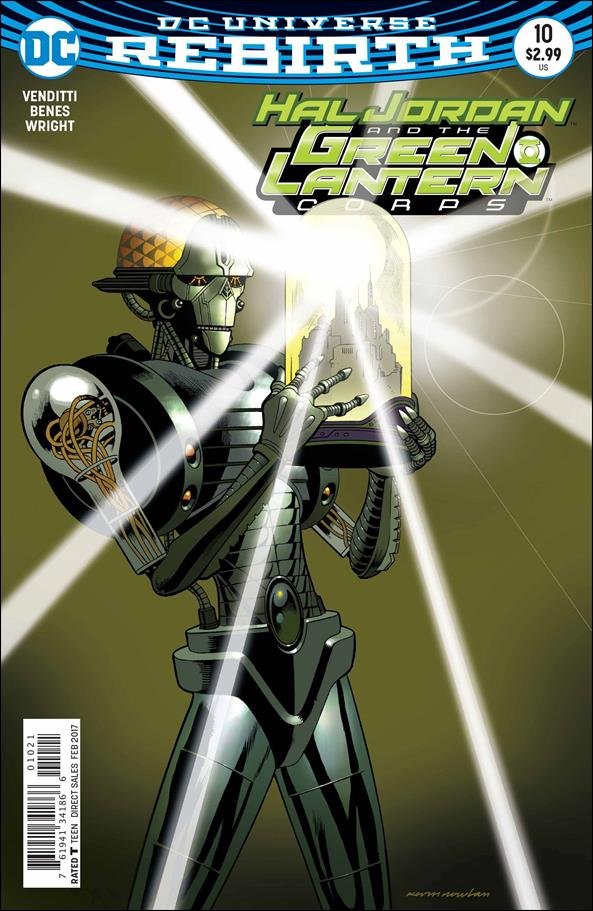 Hal Jordan and the Green Lantern Corps #10 Kevin Nowlan Variant Cover [2017] VF/NM DC Comics