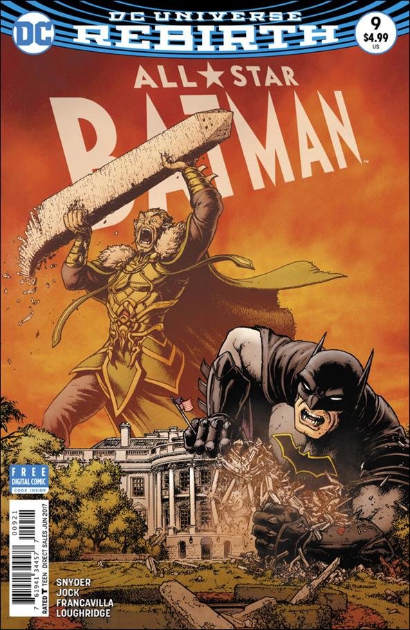 All-Star Batman #9 Chris Burnham Variant Cover [2017] VF/NM DC Comics