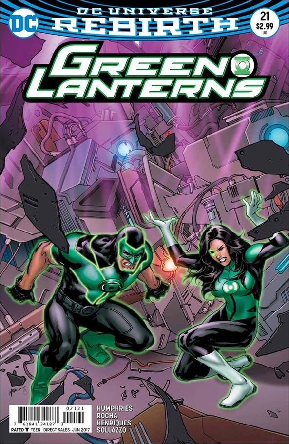 Green Lanterns #21 Emanuela Lupacchino Variant Cover [2017] VF/NM DC Comics