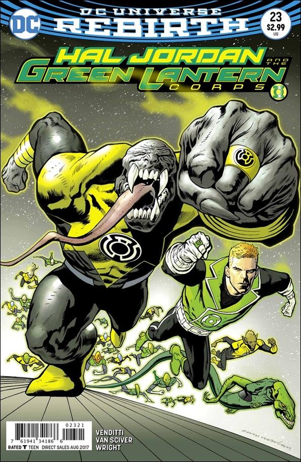Hal Jordan and the Green Lantern Corps #23 Kevin Nowlan Variant Cover [2017] VF/NM DC Comics