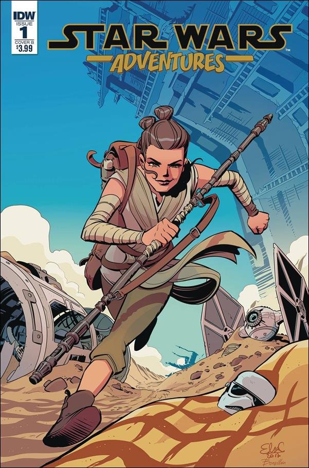 Star Wars Adventures #1 Elsa Charretier Variant Cover [2017] VF/NM IDW Comics