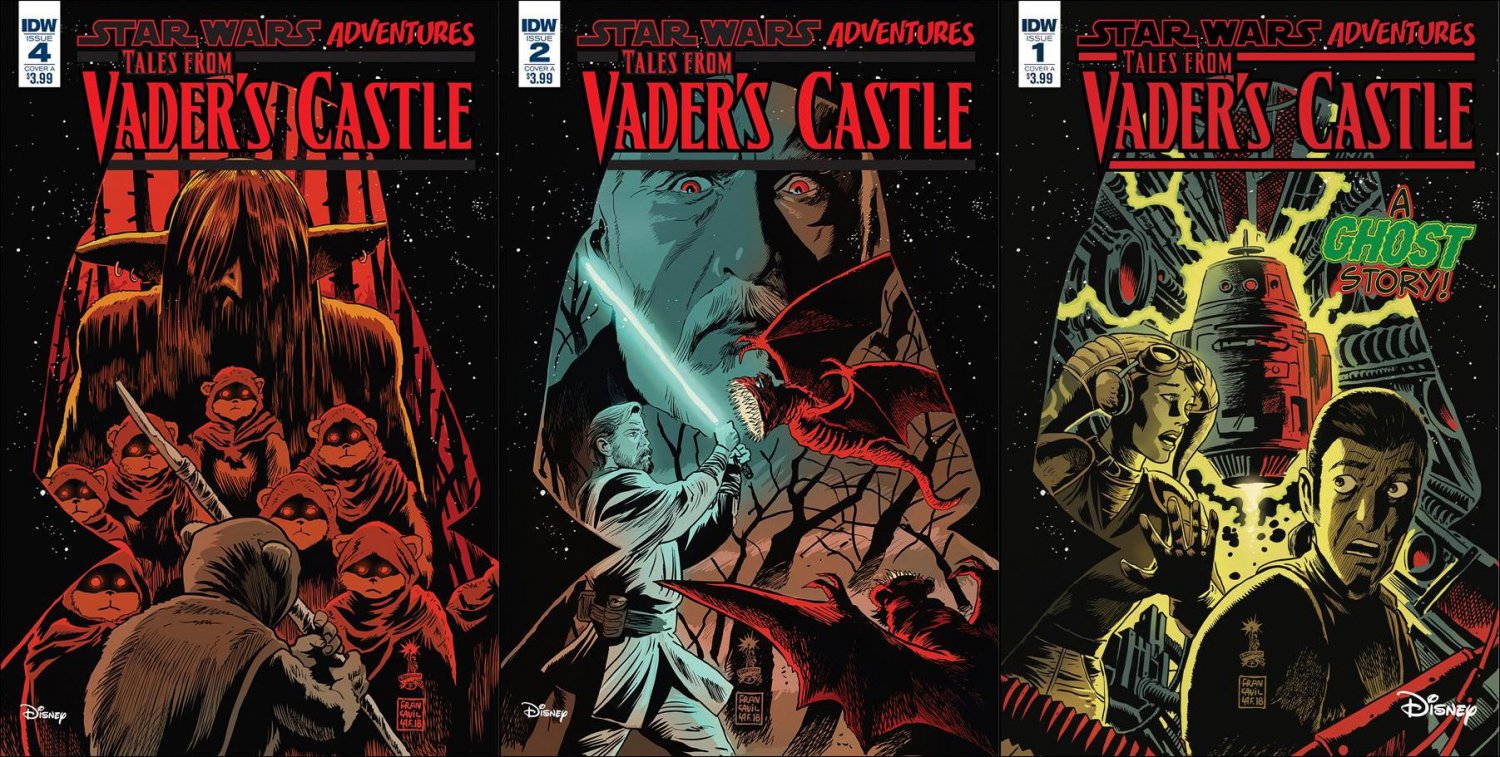 Star wars Adventures Tales from Vader's Castle 1,2,4 - 3 issue lot [2017] VF/NM IDW