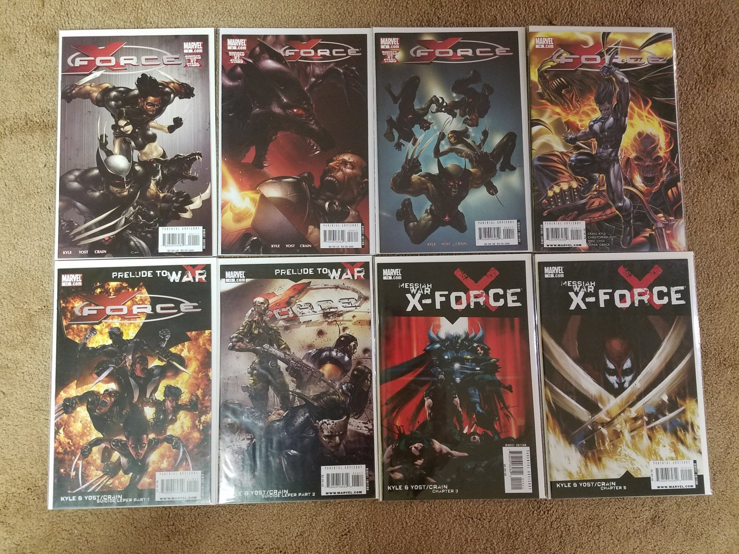 X-FORCE (2008) 20 Book lot 1-28 Annual #1 see my description *Free shipping with this lot*