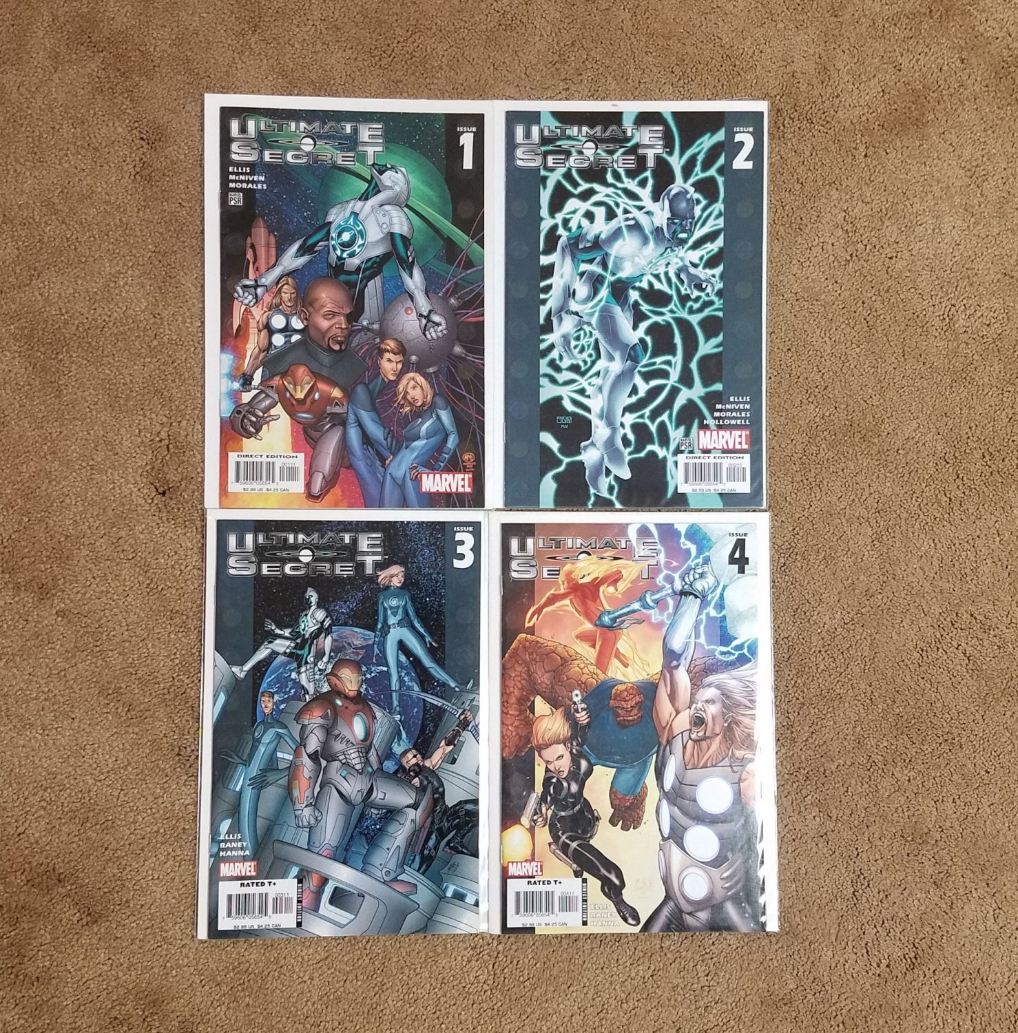ULTIMATE SECRET #1-4 NM complete set