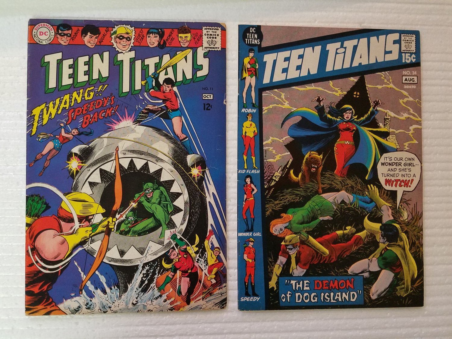 Teen Titans #11 and #33   1966 series volume 1