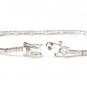 Luxury Gifts Valentine Lady's .925 Silver Cocktail Cubic Zirconia Bracelet 6.5"