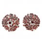 925 Sterling Silver Threader Earrings Vintage Cocktail Shiny Ball New Free Ship