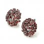 925 Sterling Silver Threader Earrings Vintage Cocktail Shiny Ball New Free Ship