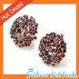 925 Sterling Silver Threader Earrings Vintage Cocktail Shiny Ball New Free Ship