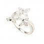 Inspire 925 Sterling Silver Cubic Zirconia Ring Costume Jewelry Free Shipping