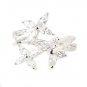 Inspire 925 Sterling Silver Cubic Zirconia Ring Costume Jewelry Free Shipping