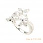 Inspire 925 Sterling Silver Cubic Zirconia Ring Costume Jewelry Free Shipping