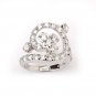 New Wedding Ring Engagement 925 Sterling Silver Luxury CZ Size 6.25 Free Ship