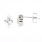 Marquise Cubic Zirconia 925 Sterling Silver Stud Earrings New Free Shipping