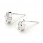 Marquise Cubic Zirconia 925 Sterling Silver Stud Earrings New Free Shipping