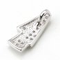 925 Sterling Silver Cubic Zirconia Vintage Pendant New Cute Gift Free Shipping