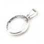 Inspire Fashion Oval Locket 925 Sterling Silver Classic Pendant Cute Free Ship