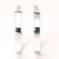 Hexagon 925 Sterling Silver Earring Vintage Classic New Free Shipping Costume