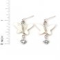 Inspire Butterfly Gen MOP White CZ Stud Earring Jewelry 925 Sterling Silver Gift