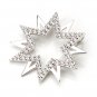 Inspire Fashion Snowflake CZ Luxury 925 Sterling Silver Pendant New Free Ship