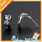 Summer Sale 925 Sterling Silver Stud Earrings Clear Cubic Zirconia Free Shipping