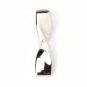 Twist Polish SandBlast 925 Sterling Silver Pendant Genuine Diamond New Free Ship