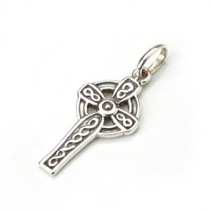 Cross 925 Sterling Silver Pendant Oxidize Halloween Vintage Gift New Free Ship