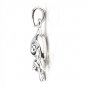 Charm Dolphins Cubic Zirconia 925 Sterling Silver Pendant New Cute Free Ship