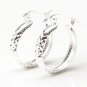 New Fashion Hoop Huggie Circle 925 Sterling Silver Earring Cute Gift Free Ship