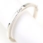 925 Sterling Silver Bangle Plain Polish Love New Vintage Gift Free Shipping