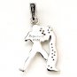 Aquarius Zodiac 925 Sterling Silver Pendant Jan Feb Birthmonth New Free Ship