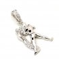 Aquarius Zodiac 925 Sterling Silver Pendant Jan Feb Birthmonth New Free Ship