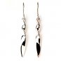 925 Sterling Silver Polish Twist Dangle Earrings New Classic Free Shipping