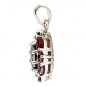 925 Sterling Silver Classic Genuine Red Garnet New Free Shipping Fashion Gift